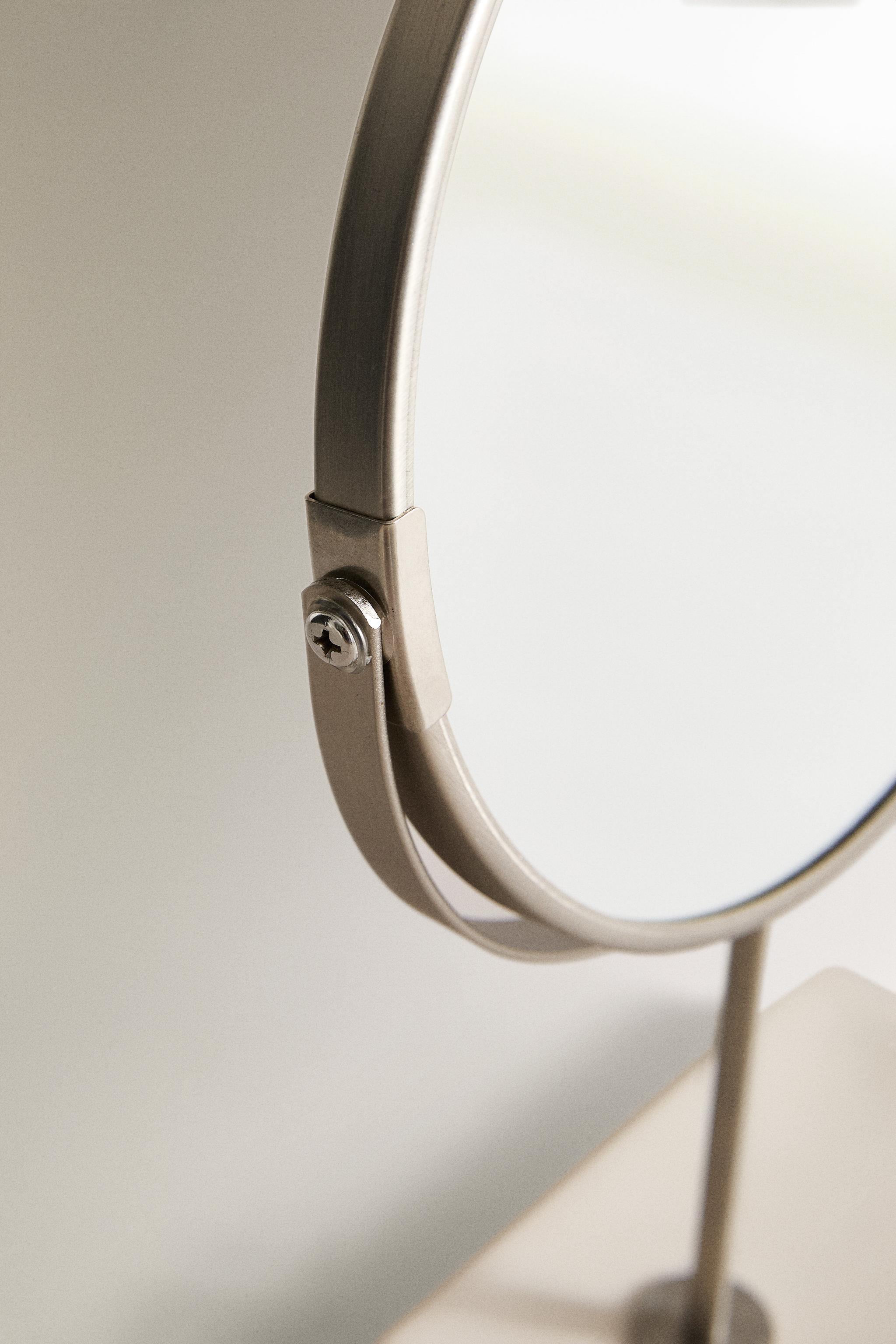 POLI MIROIR COIFFEUSE MARBRE BLANC